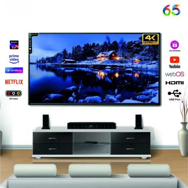 Tata Electronic 65 Inch Smart HD LED TV (Model TE65UWO)