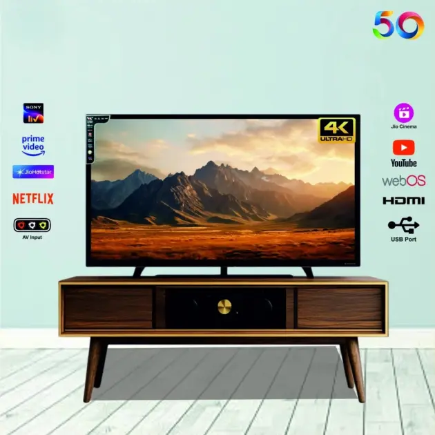 Tata Electronic 50 Inch Smart HD LED TV (Model TE50UWO)