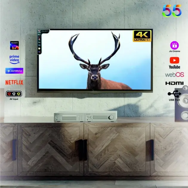 Tata Electronic 55 Inch Smart HD LED TV (Model TE55UWO)